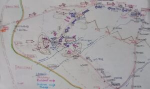 Battle map of Operation Shalateng